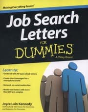 Tapa de Job Search Letters For Dummies