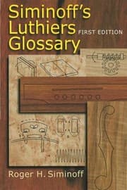 Tapa de Siminoffs Luthiers Glossary