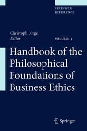 Tapa de Handbook Of The Philosophical Foundations Of Business Ethics