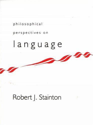 Tapa de Philosophical Perspectives on Language