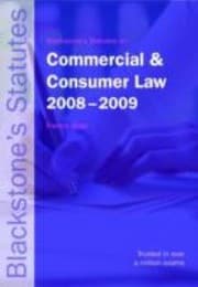 Tapa de Commercial Consumer Law 20082009