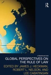 Tapa de Global Perspectives On The Rule Of Law