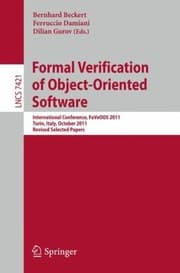 Tapa de Formal Verification Of Objectoriented Software International Conference Revised Selected Papers