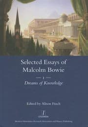 Tapa de Selected Essay Of Malcolm Bowie Dreams Of Knowledge