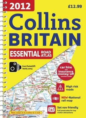 Tapa de Collins Britain Essential Road Atlas