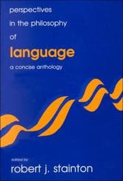 Tapa de Perspectives in the philosophy of language