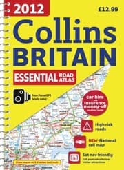 Tapa de Collins Britain Essential Road Atlas