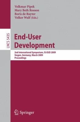 Tapa de Enduser Development 2nd International Symposium Proceedings