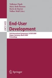 Tapa de Enduser Development 2nd International Symposium Proceedings
