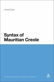 Tapa de The Syntax Of Mauritian Creole