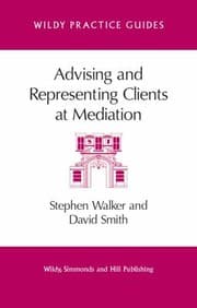 Tapa de Advising And Representing Clients At Mediation