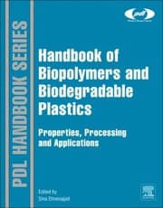 Tapa de Handbook Of Biopolymers And Biodegradable Plastics Properties Processing And Applications