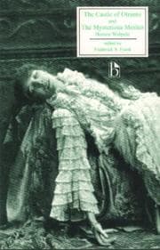 Tapa de The Castle of Otranto and The Mysterious Mother (Broadview Literary Texts)