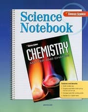 Tapa de Glencoe Chemistry Science Notebook
Glencoe Science