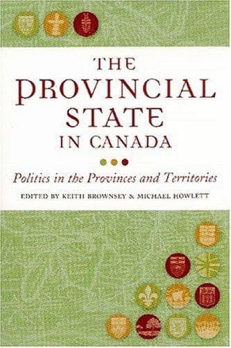 Tapa de The provincial state in Canada