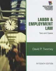 Tapa de Labor Employment Law
SouthWestern Legal Studies in Business Academic