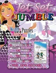 Tapa de Jet Set Jumble A Wealth Of Puzzles To Enrich Your Mind
