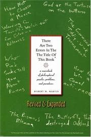 Tapa de There are two errors in the title of this book