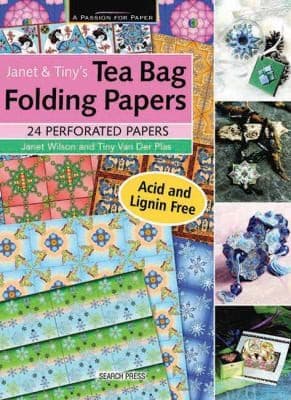 Tapa de Janet Tinys Tea Bag Folding Papers