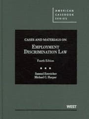Tapa de Cases And Materials On Employment Discrimination Law