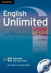 Tapa de English Unlimited Advanced Selfstudy Pack Workbook With Dvdrom