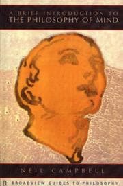 Tapa de A Brief Introduction to the Philosophy of Mind