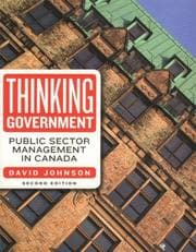 Tapa de Thinking Government: