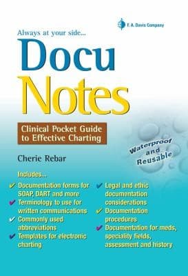 Tapa de Docunotes Clinical Pocket Guide To Effective Charting