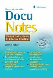 Tapa de Docunotes Clinical Pocket Guide To Effective Charting