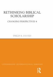 Tapa de Rethinking Biblical Scholarship Changing Perspectives 4