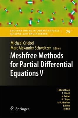 Tapa de Meshfree Methods For Partial Differential Equations V