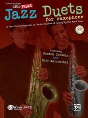 Tapa de Gordon Goodwins Big Phat Jazz Duets For Saxophone 10 New Duet Arrangements