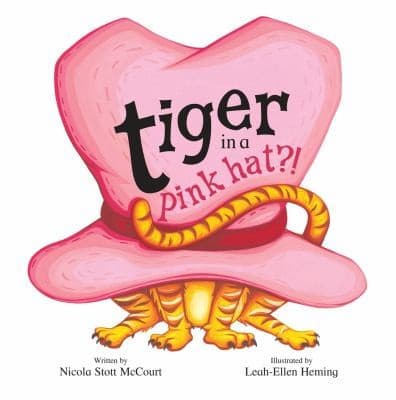 Tapa de Tiger In A Pink Hat