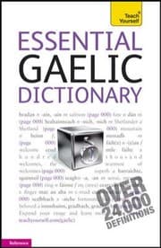 Tapa de Essential Gaelic Dictionary