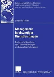 Tapa de Management Hochwertiger Dienstleistungen
            
                Betriebswirtschaftliche Studien in Forschungsintensiven Indu