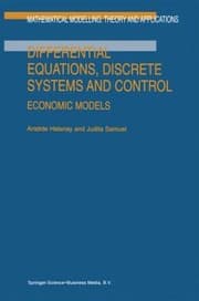 Tapa de Differential Equations Discrete Systems And Control Economic Models