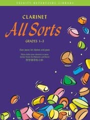 Tapa de Clarinet All Sorts Grades 13 Easy Pieces For Clarinet And Piano