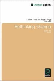 Tapa de Rethinking Obama
            
                Political Power and Social Theory