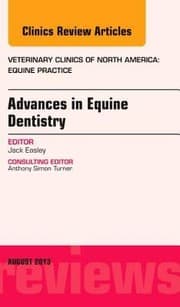 Tapa de Advances in Equine Dentistry an Issue of Veterinary Clinics