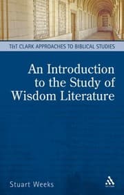 Tapa de An Introduction To The Study Of Wisdom Literature