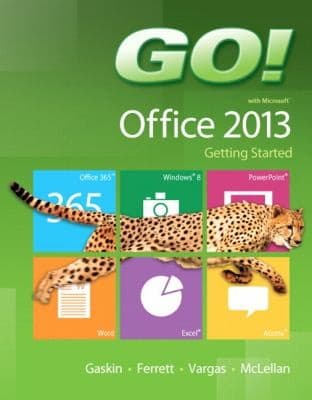 Tapa de Go With Microsoft Office 2013 Getting Started