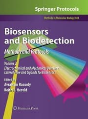 Tapa de Biosensors And Biodetection Methods And Protocols Electrochemical And Mechanical Detectors Lateral Flow And Ligands For Biosensors