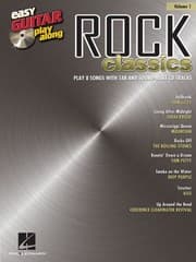 Tapa de Rock Classics With CD Audio
Easy Guitar PlayAlong Numbered