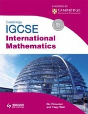 Tapa de Cambridge Igcse International Mathematics