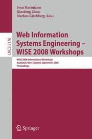 Tapa de Web Information Systems Engineering Wise 2008 Workshops Proceedings