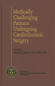 Tapa de Medically Challenging Patients Undergoing Cardiothoracic Surgery