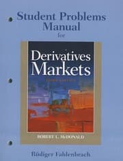 Tapa de Student Problem Manual For Derivatives Markets