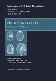 Tapa de Management Of Brain Metastases
