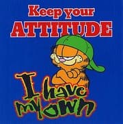 Tapa de Keep Your Attitude I Have My Own