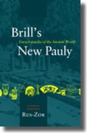 Tapa de Brills New Pauly Encyclopaedia Of The Ancient World